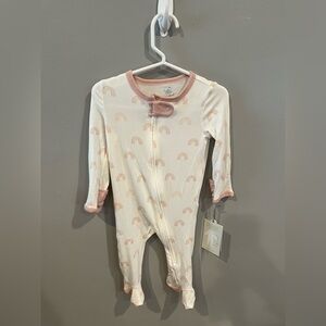 Rainbow Print Zippered Sleeper